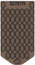 SeedSmart Medium 50 Pulse Cell Insert - 16.5 x 25 x 7.4 - Brown