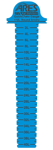 110L Round Enviro QuickChem Gauge - 40L