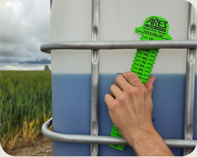 Remove the gauge and store it using its built-in magnets.